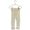 Hanna Andersson Ivory Knit Ribbed Leggings - Size 18-24 Mo