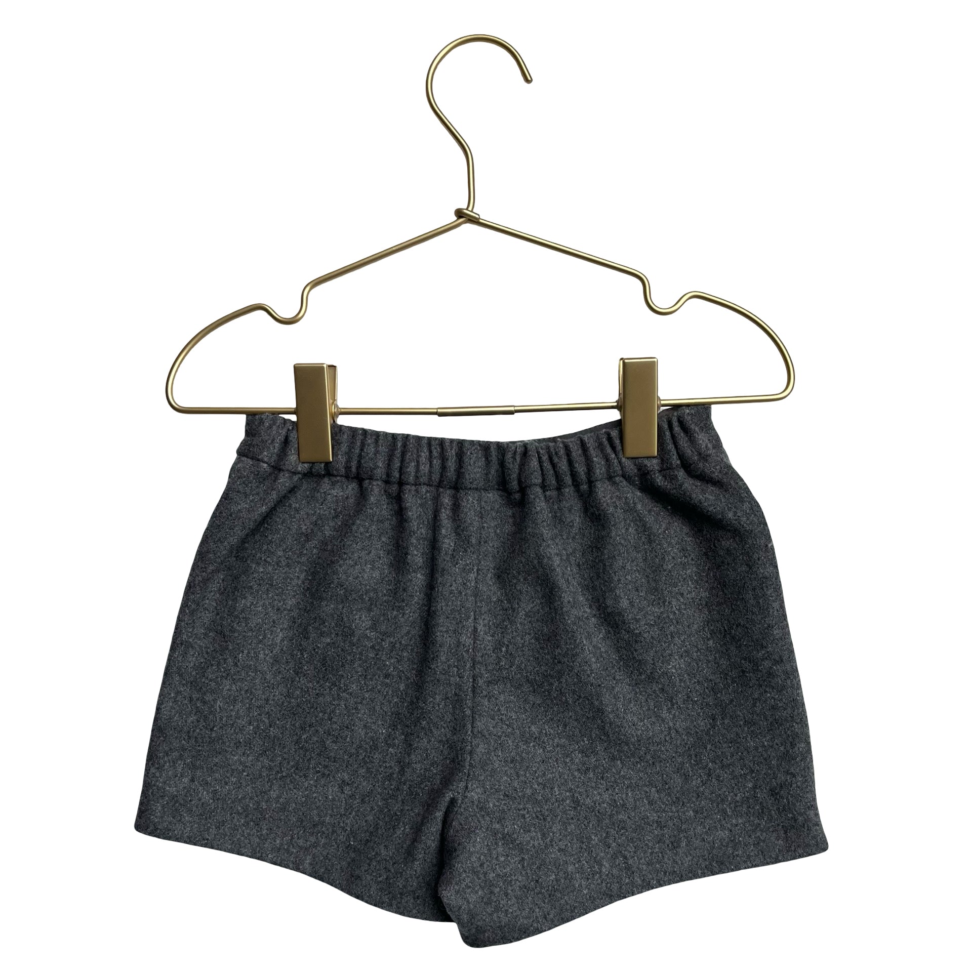 Jacadi Gray Wool-Blend Shorts - Size 24 Mo