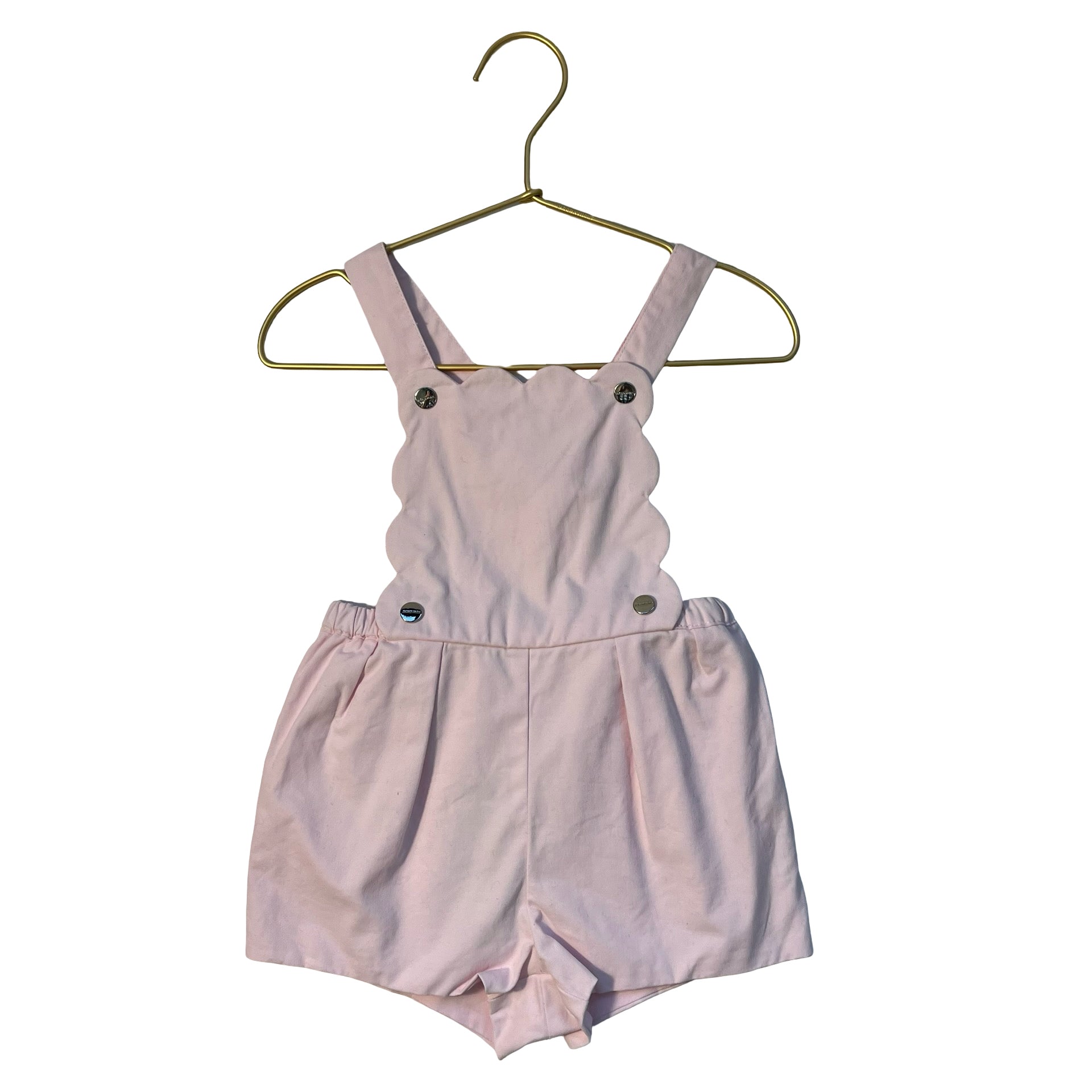 Jacadi Pink Shortalls - Size 24 Mo