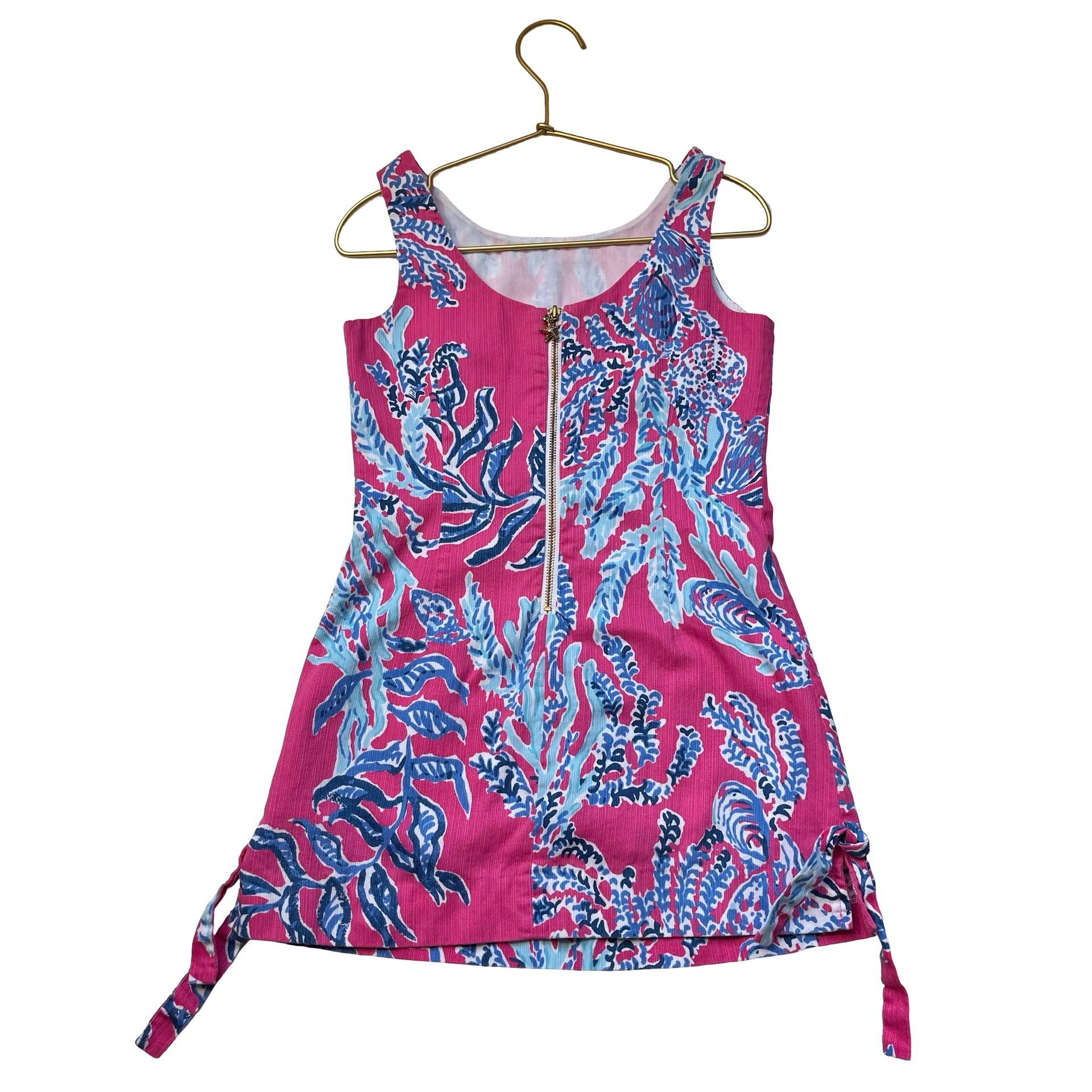 Lilly Pulitzer Pink & Blue Print Dress - Size 6