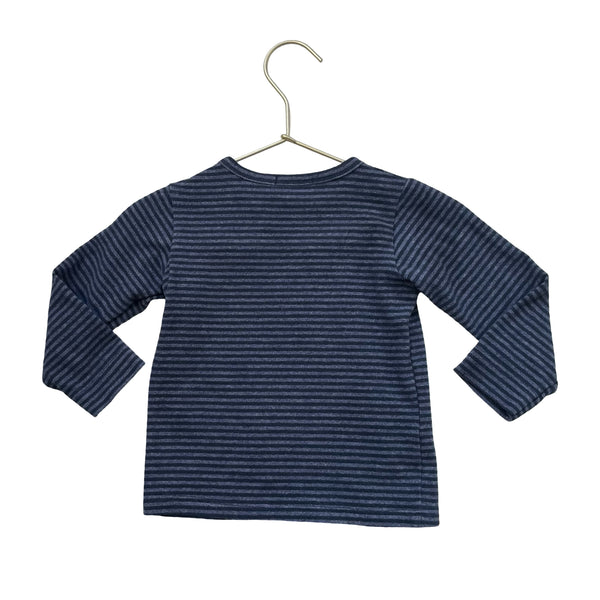 1 + in the family Navy & Blue Striped Shirt - Size 18 Mo