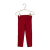 Little Planet Carter's Red Ribbed Leggings - Size 3T