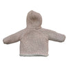 Zara Faux-Fur Lined Pink Hooded Cardigan Sweater - Size 3-6 Mo