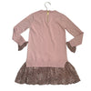 Imoga Dusty Pink and Animal Print Sweater Dress - Size 6