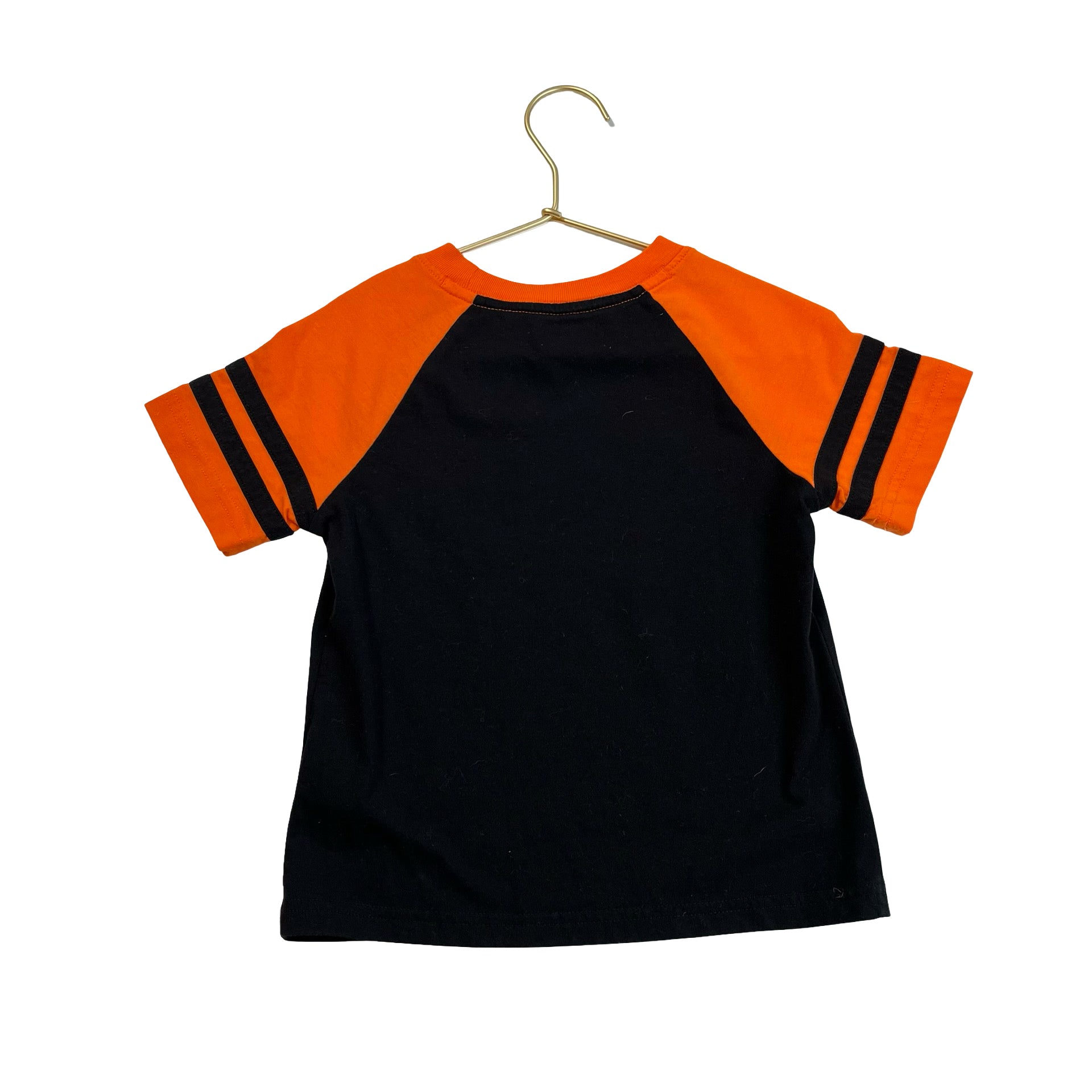 Way To Celebrate Black & Orange Jack O'Lantern Face T-Shirt - Size 4T