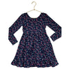 Crewcuts Navy Heart Print Dress - Size 6
