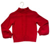 Janie and Jack Red Cable-Knit Sweater - Size 8