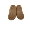 Ten Little Lined Brown Velcro Shoes - Size 5.5