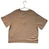 Nike Tan Needlepoint Logo T-Shirt - Size L 10-12