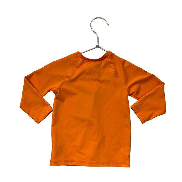 Cat & Jack Orange Full-Zip Rash Guard - Size 2T