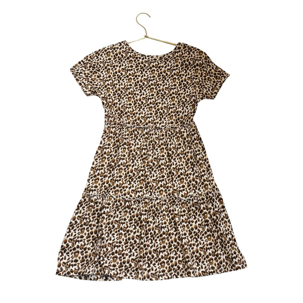 Old Navy Tan Leopard Print Dress - Size L 10-12