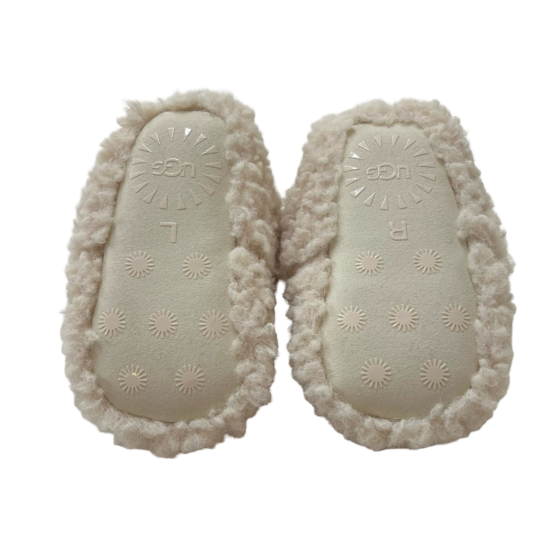 UGG Ivory Sherpa Soft-Sole Booties - Size 2-3
