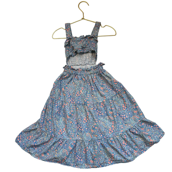 The New Society Blue Floral Dress - Size 3Y