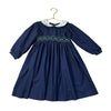 Nantucket Kids Navy Smocked Dress - Size 4T