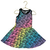 Pixie Lane Pastel Ombre Unicorn Print Dress - Size 4