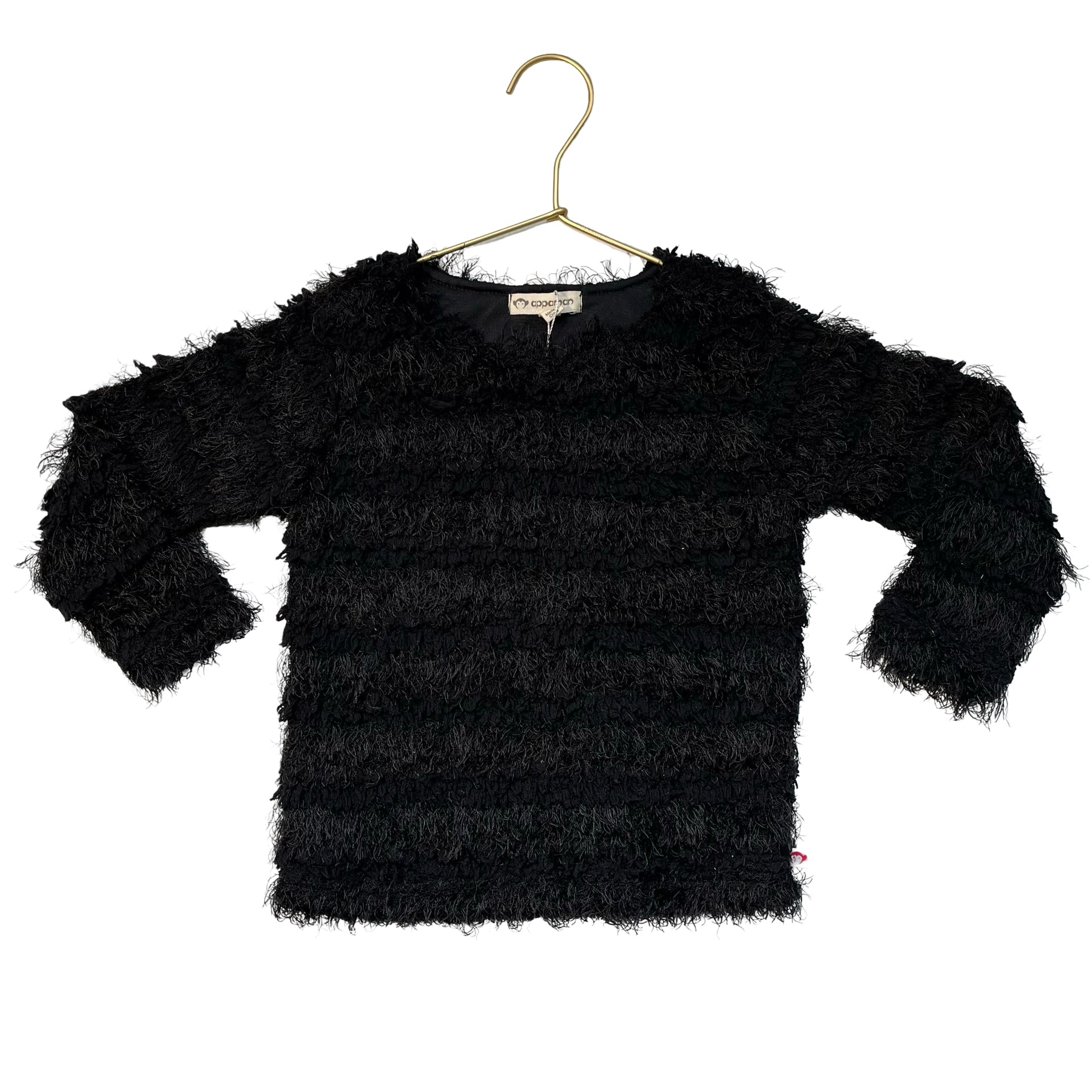 Appaman Black Eyelash Sweater - Size 4T