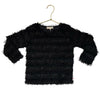Appaman Black Eyelash Sweater - Size 4T