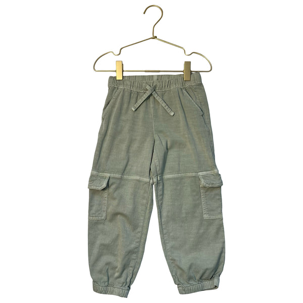Cat & Jack Sage Green Cargo Jogger Pants - Size 4T