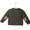 Me & Henry Olive Green V-Neck Cotton Cardigan Sweater - Size 6-9 Mo