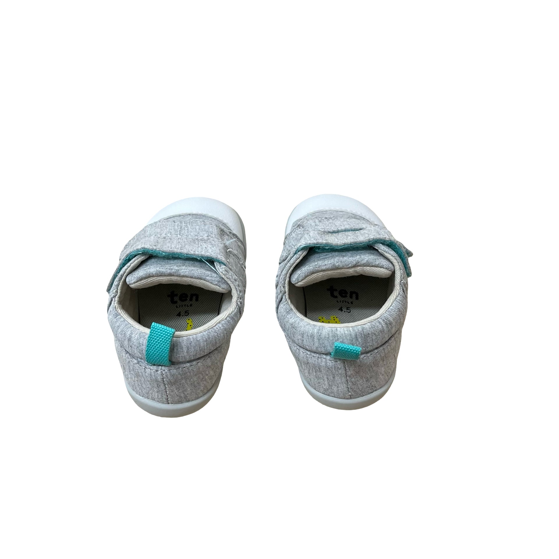Ten Little 'Heather Gray First Walkers' Shoes in Box - Size 4.5