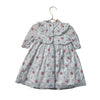 Janie and Jack Light Blue & Red Floral Dress - Size 18-24 Mo