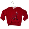 M&S Red 'T-Rex' Holiday Sweatshirt - Size 4T