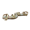 Mini Boden Gold Sandals - Size 32 (1Y Big Kid)