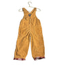 OshKosh Khaki & Plaid Cuff CorduroyOveralls - Size 3