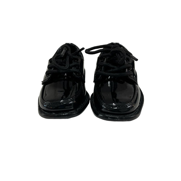 Tip Top Black Patent Tuxedo Shoes in Box - Size 5