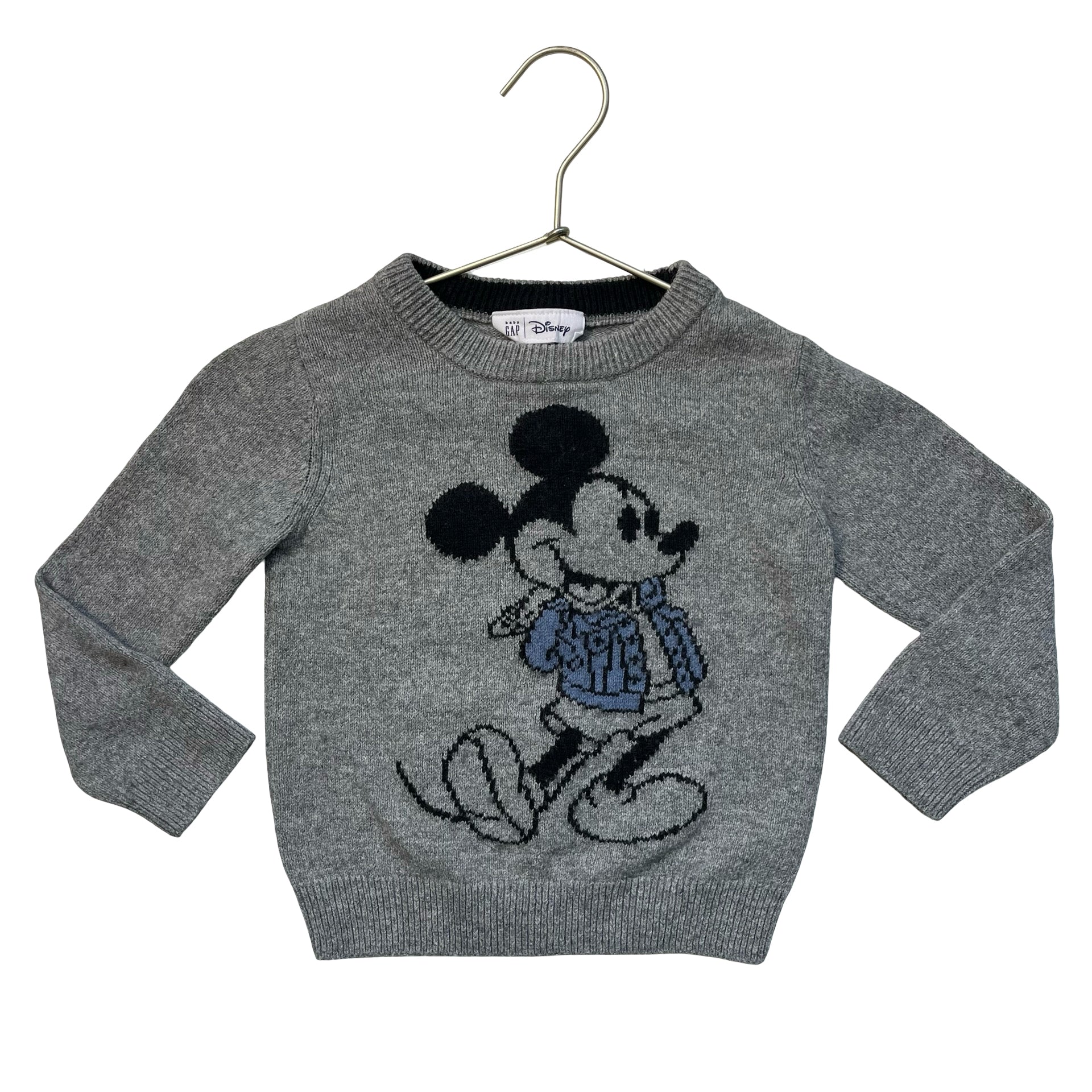 Baby Gap x Disney Gray Mickey Mouse Sweater - Size 3