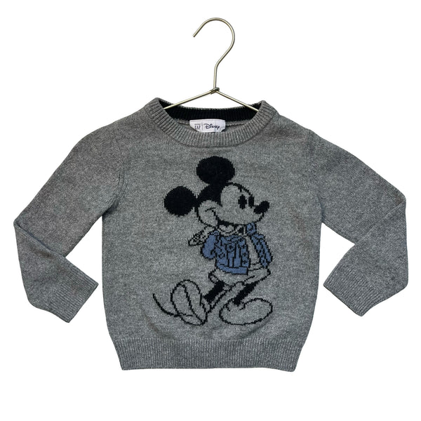 Baby Gap x Disney Gray Mickey Mouse Sweater - Size 3