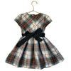 Ralph Lauren Ivory Tartan Plaid Belted Dress & Bloomers - Size 24 Mo