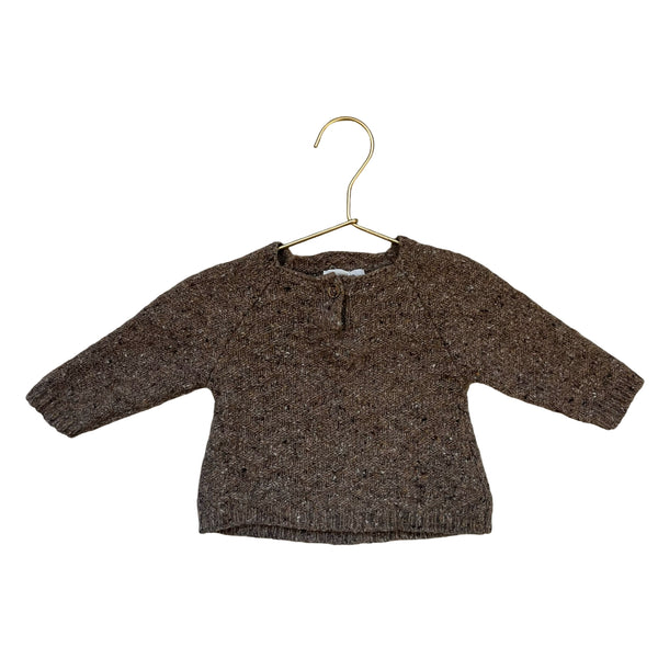Play Up Brown Sweater - Size 3 Mo