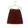 My Little Cozmo Rust Brown Corduroy Skirt - Size 3Y