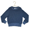 Gap Kids Blue & Navy Pattern Cotton Sweater - Size S 6-7