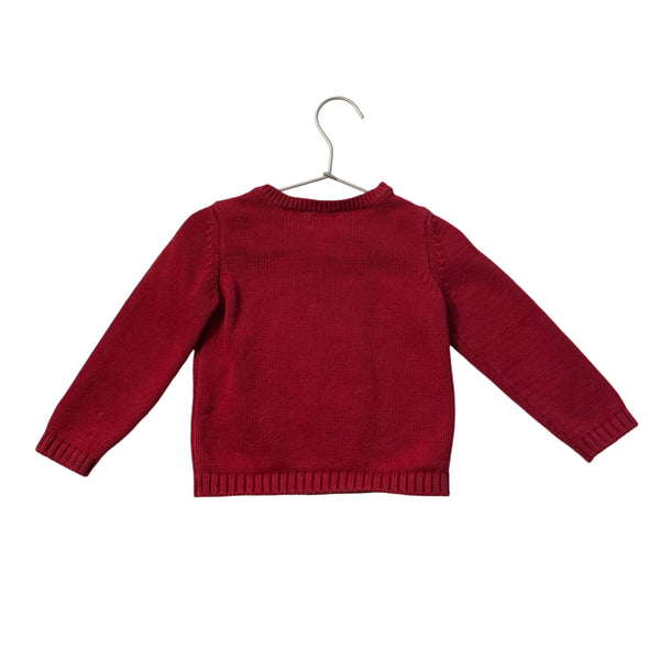 Little Planet Carter's Red Cotton Sweater - Size 2T