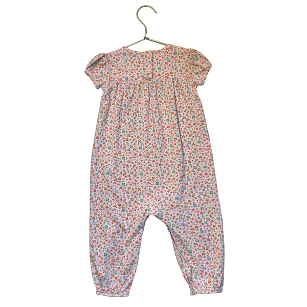Beaufort Bonnet Pink Floral Jumpsuit - Size 2T