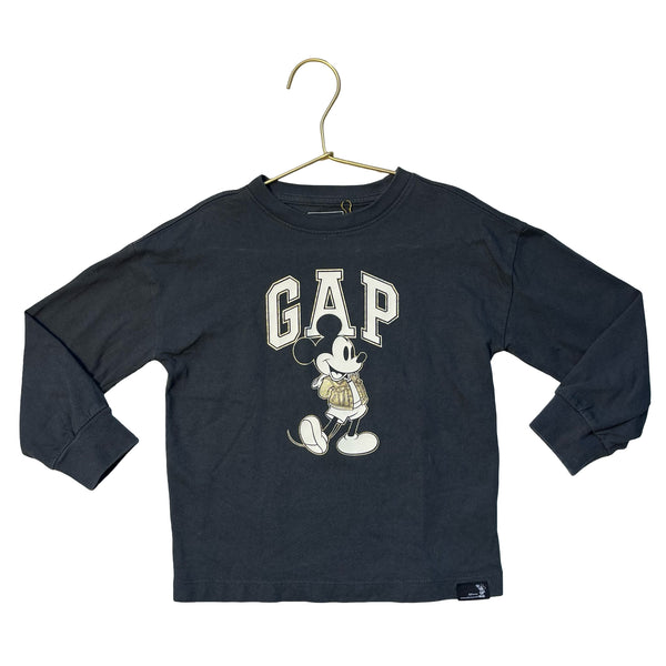 Gap x Disney Gray & Gold Mickey Mouse Shirt - Size 3