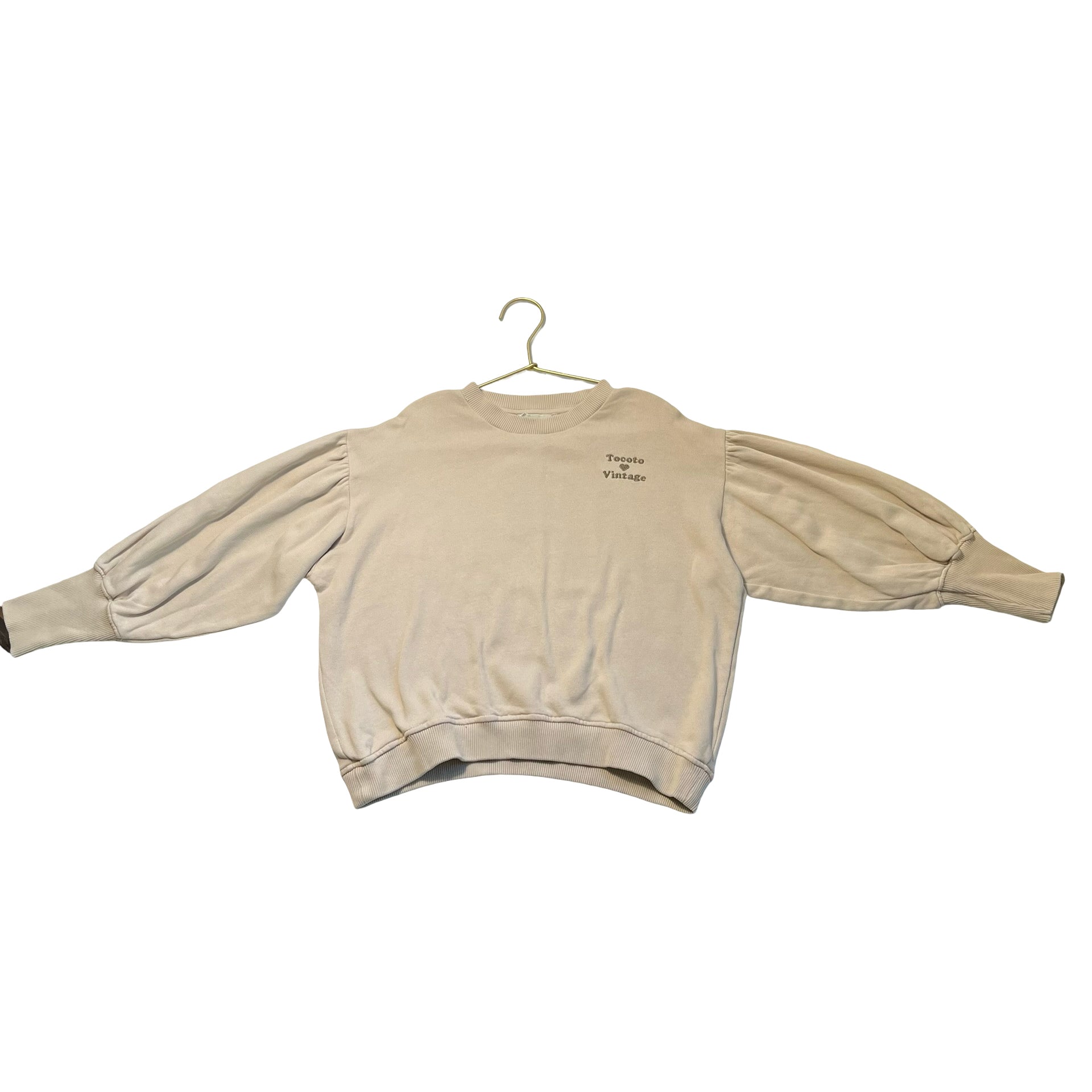 Tocoto Vintage Tan Sweatshirt - Size 6Y