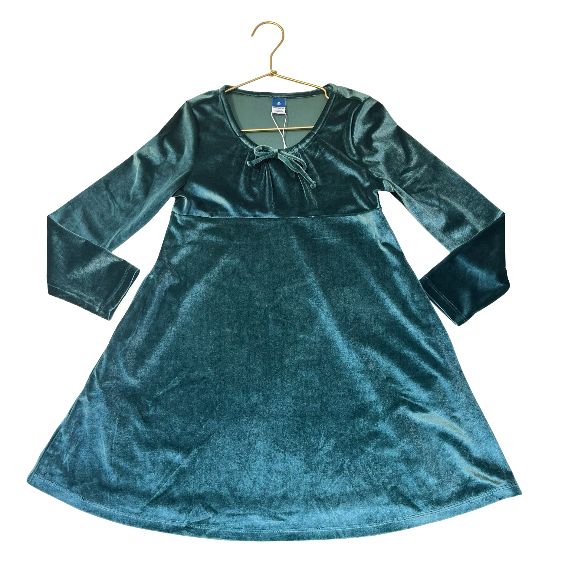 Old Navy Green Velour Dress - Size M 8