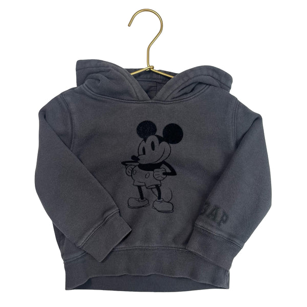 Baby Gap x Disney Dark Gray Mickey Hoodie - Size 2