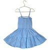 FBZ Flowers by Zoe Light Blue Smocked Cotton Gauze Dress - Size 5