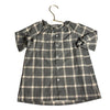 Bonpoint Sage Green & Ivory Plaid Flannel Dress - Size 18 Mo