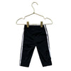 Adidas Black 3-Stripe Athletic Joggers - Size 6 Mo