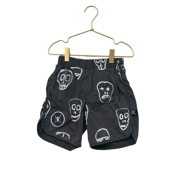 Nununu Black & White Face Print Swim Suit -Size 3-4