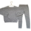 Rylee & Cru Slate Gray & Blue Star Top & Leggings Set - Size 6-7Y