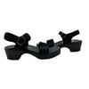 Sven Black Clog Sandals - Size 30 (12)