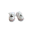 Converse All-Star White Canvas Sneakers - Size 6