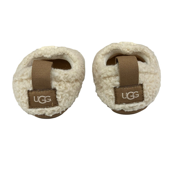 UGG Ivory Sherpa Slippers - Size 7 Estimated