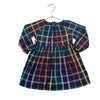 Primary Navy & Multi-Color Plaid Dress - Size 18-24 Mo